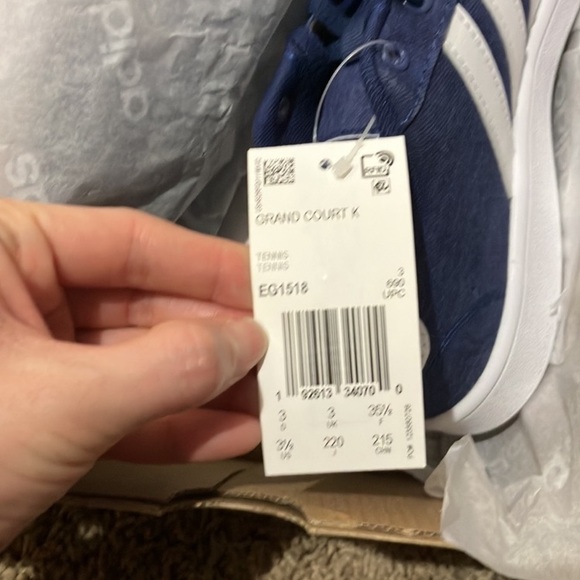 adidas neo Grand Court K Blue EG1518 big kids - Picture 10 of 13